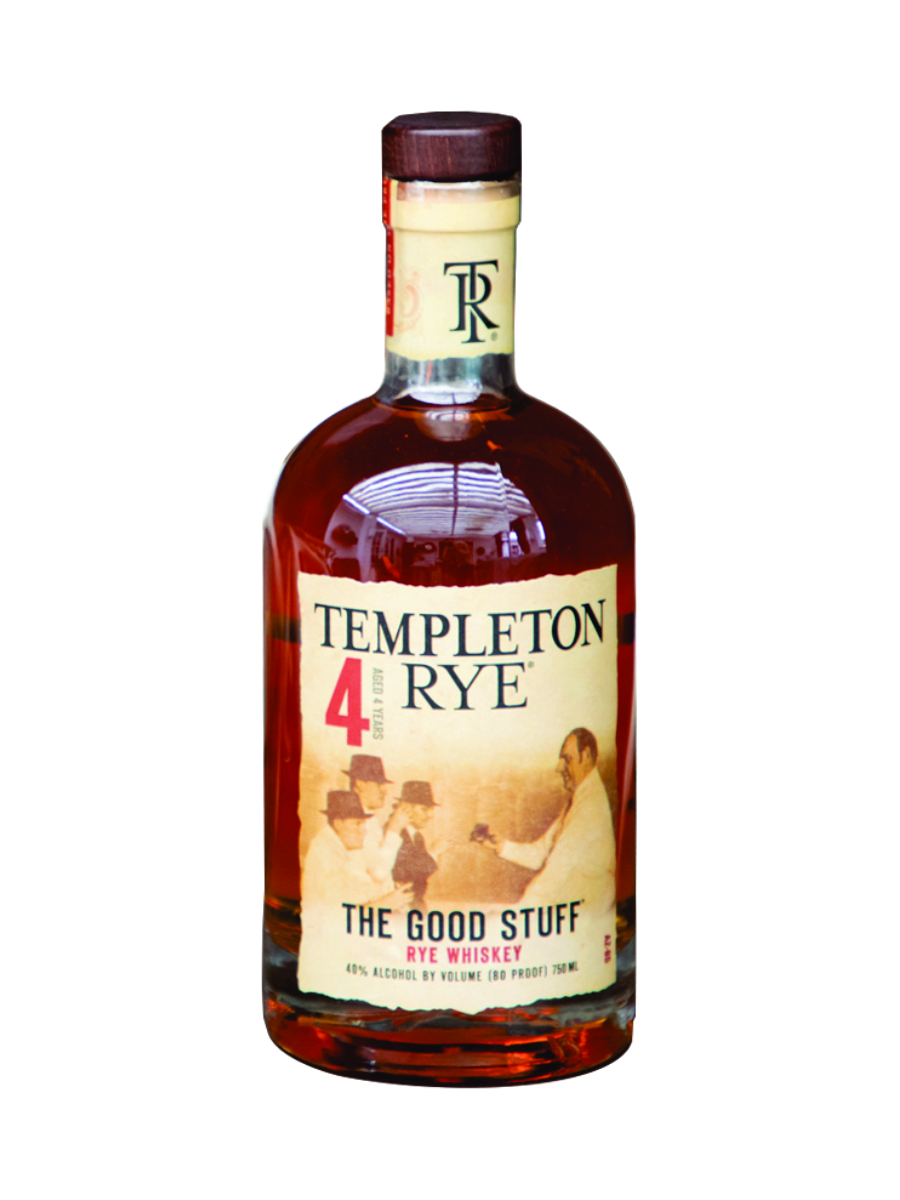 TEMPLETON RYE WHISKY 4 YRS WHISKEY