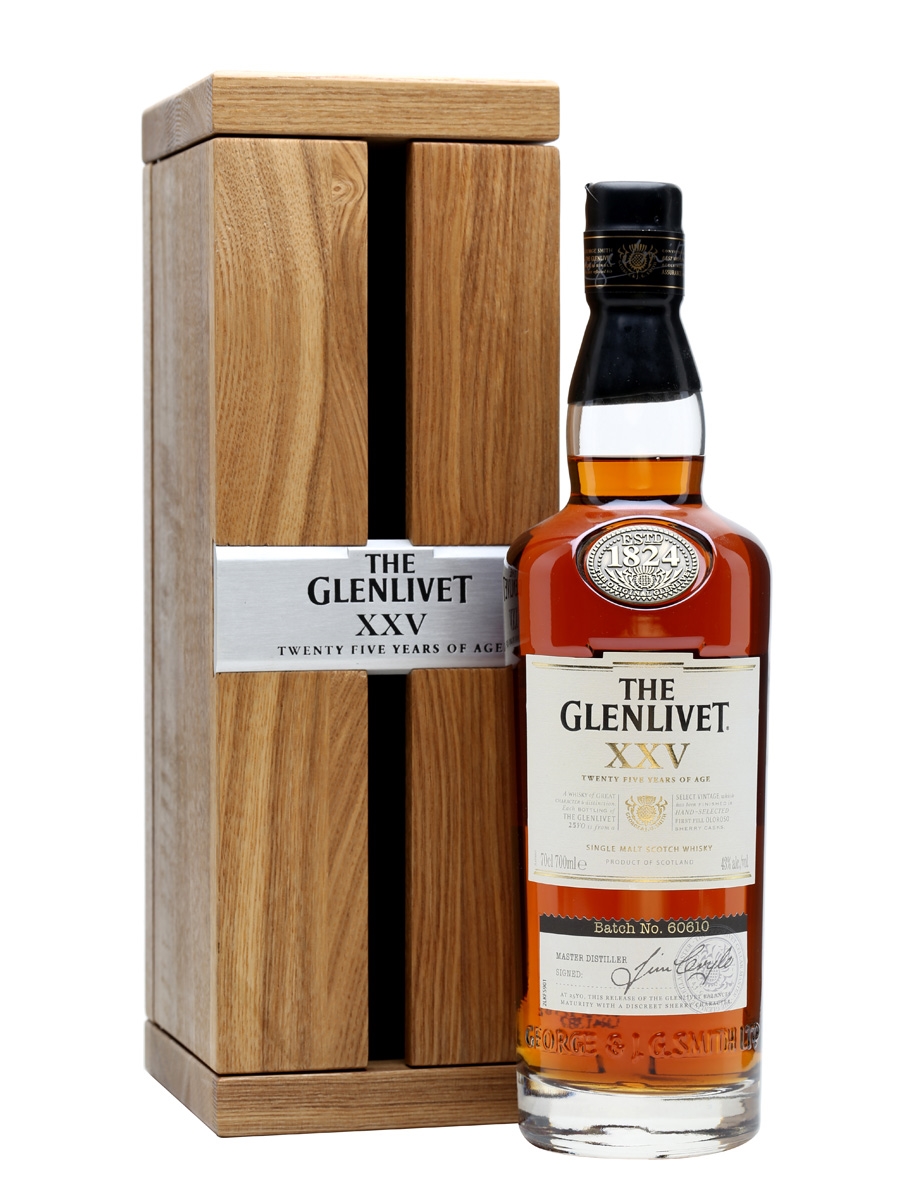 THE GLENLIVET 25 YRS SINGLE MALT