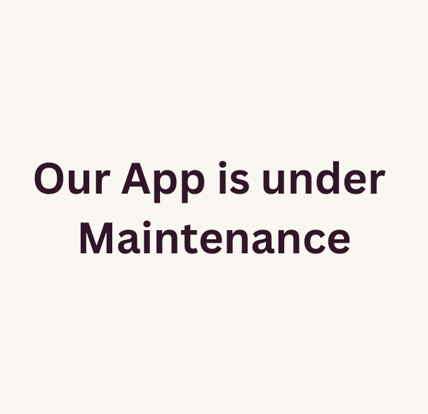 Maintenance Banner 