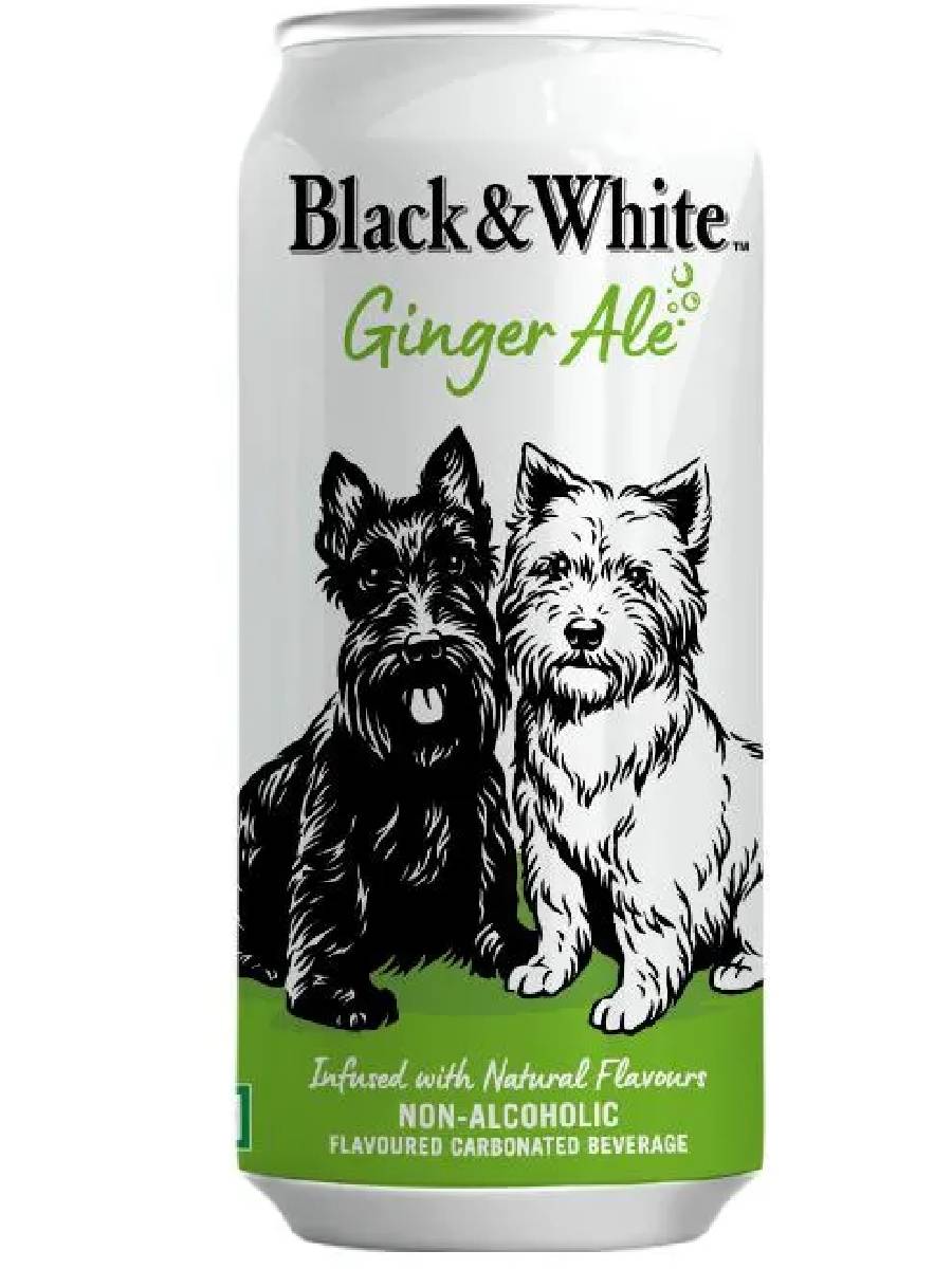 BLACK AND WHITE GINGER ALE