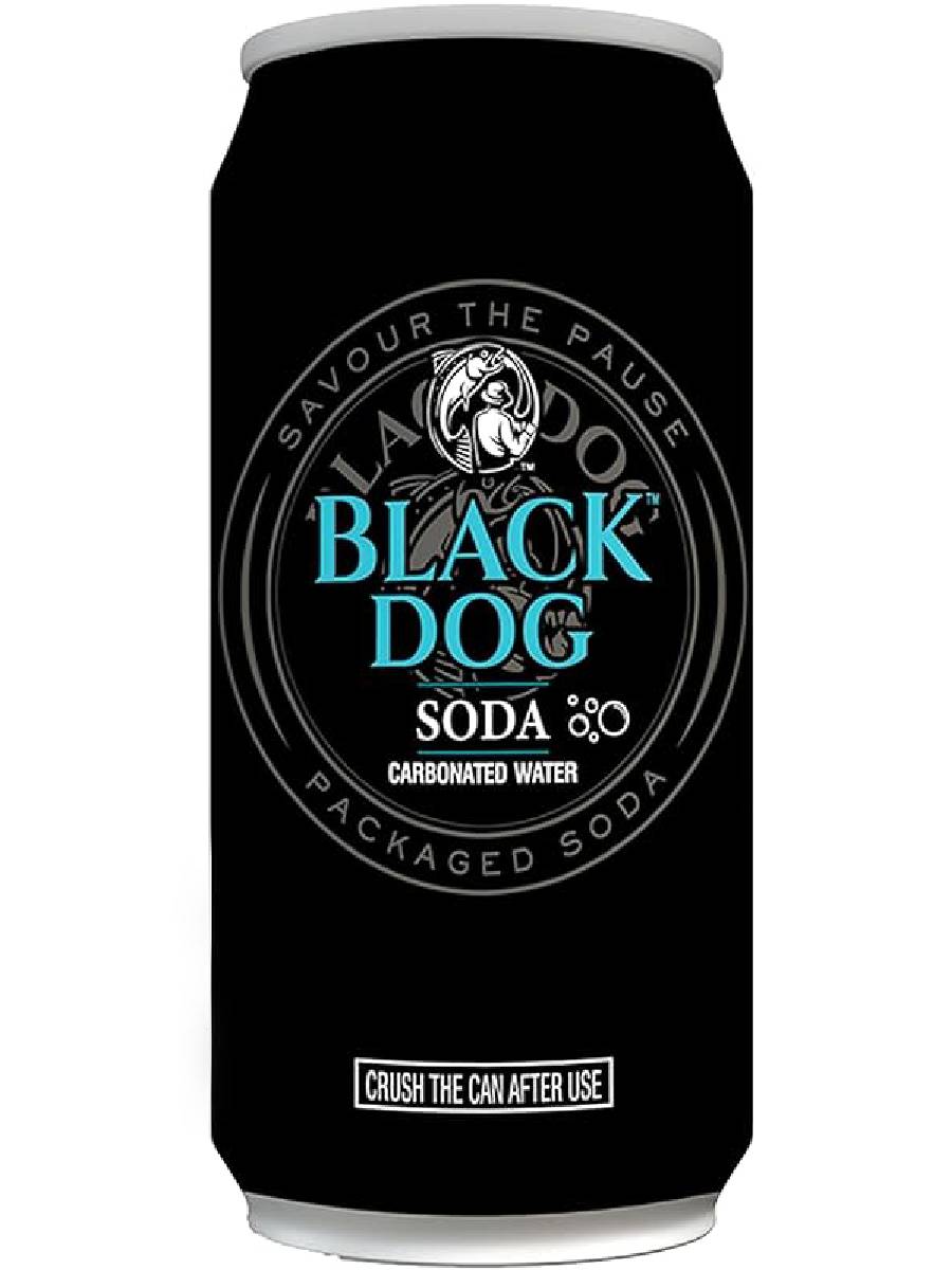 BLACK DOG SODA CARBONATED WATER