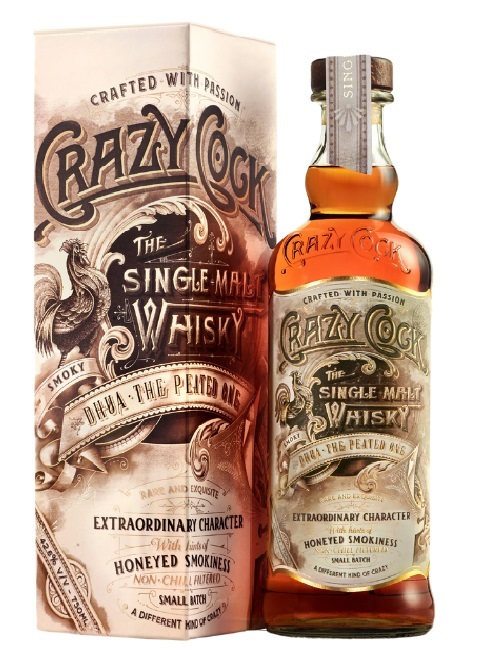 CRAZY COCK DHUA PEATED SINGLE MALT