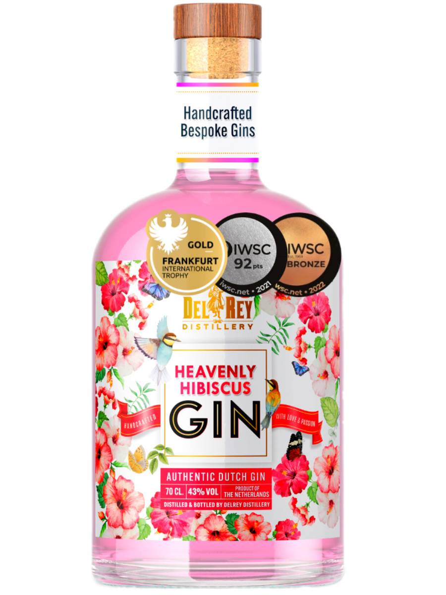 DELREY HEAVENLY HIBISCUS GIN