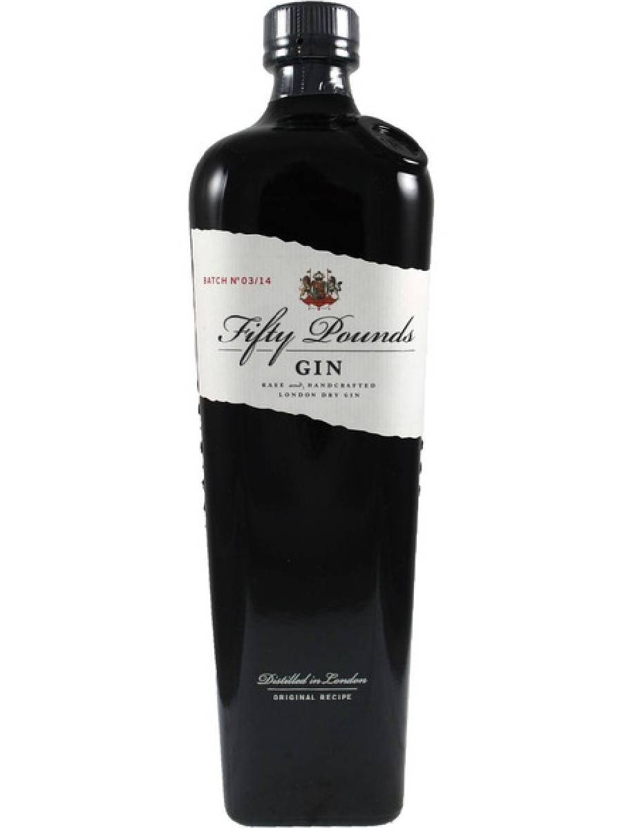 FIFTY POUNDS LONDON DRY GIN