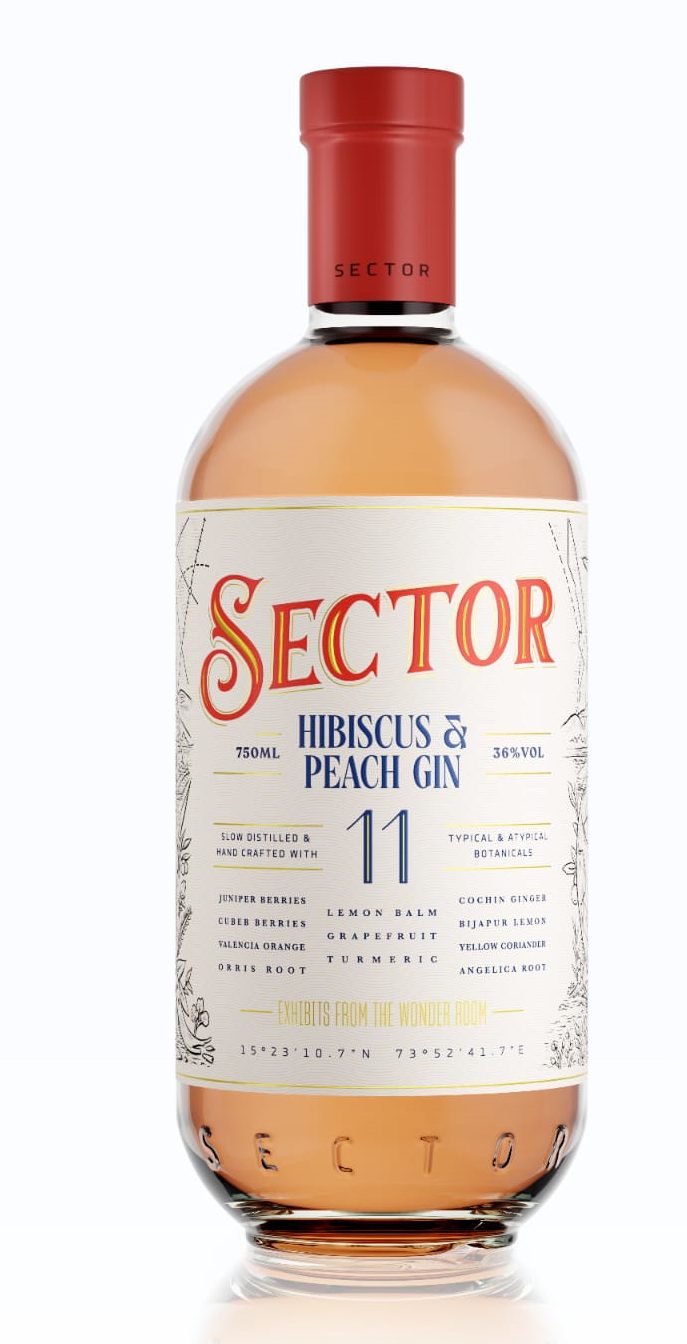 SECTOR HIBISCUS & PEACH GIN SECTOR HIBISCUS & PEACH GIN