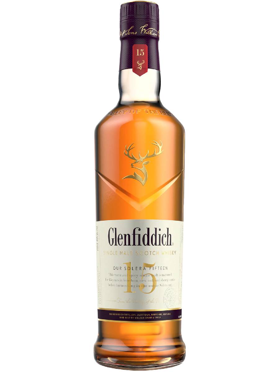 Glenfiddich single malt whisky