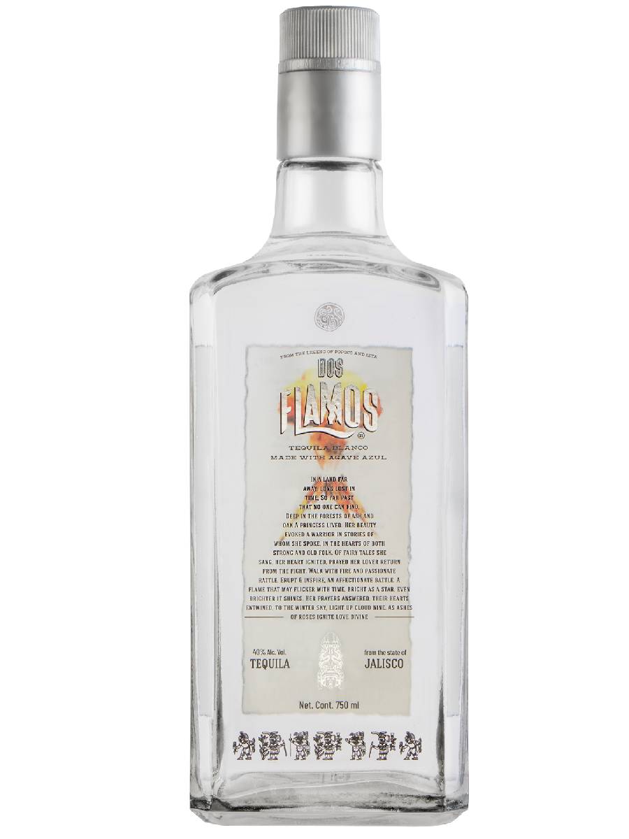 DOS FLAMOS BLANCO TEQUILA