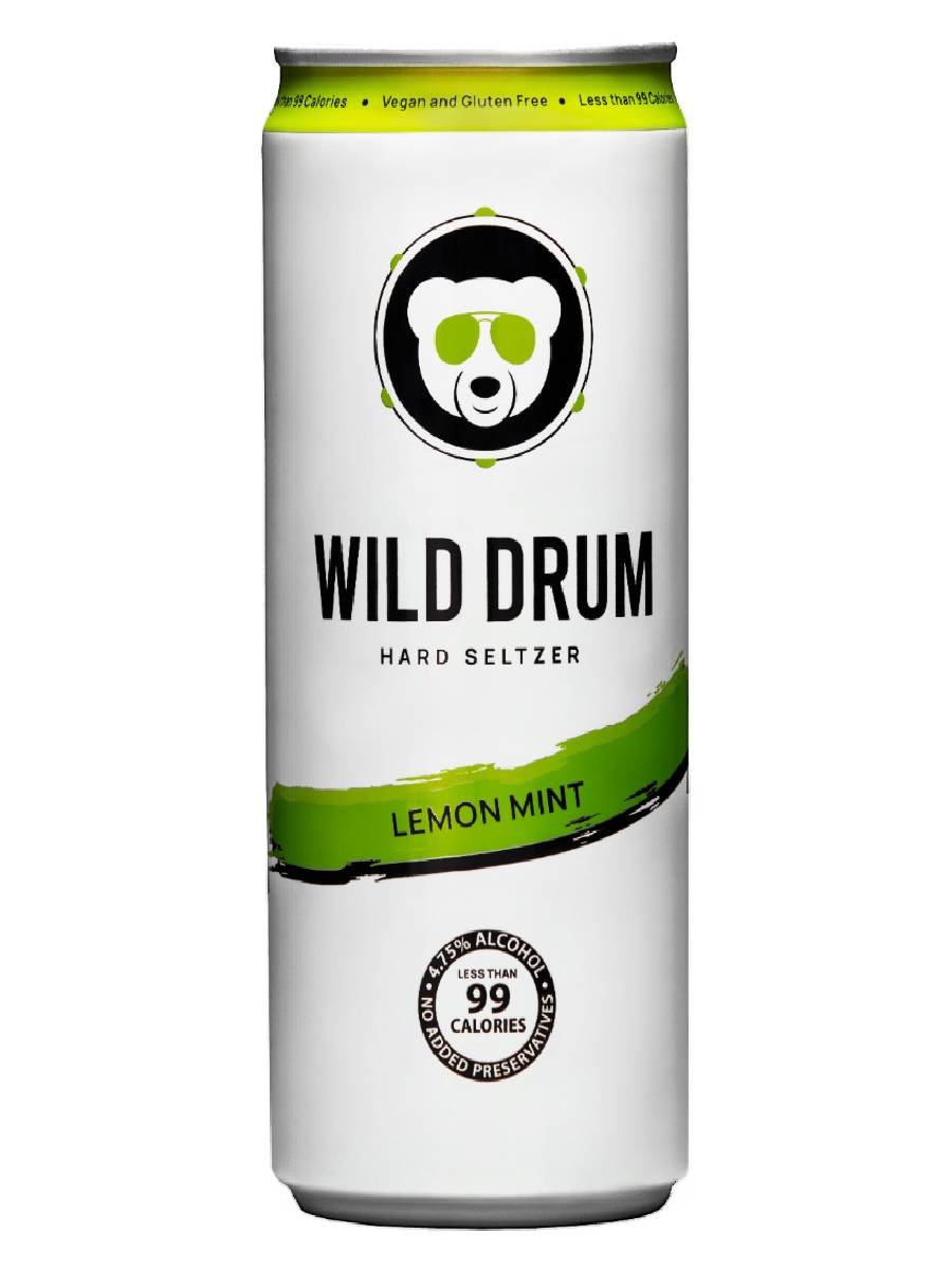 WILD DRUM LEMON MINT HARD SELTZER