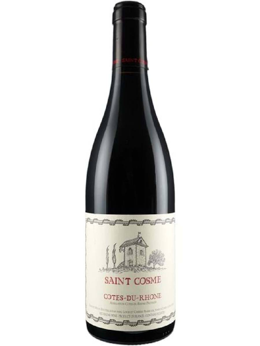 Saint cosme cotes du rhone red wine