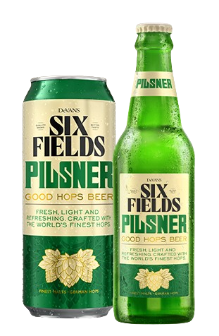 SIX FIELDS PILSNER FINE HOPS BEER SIX FIELDS PILSNER FINE HOPS BEER