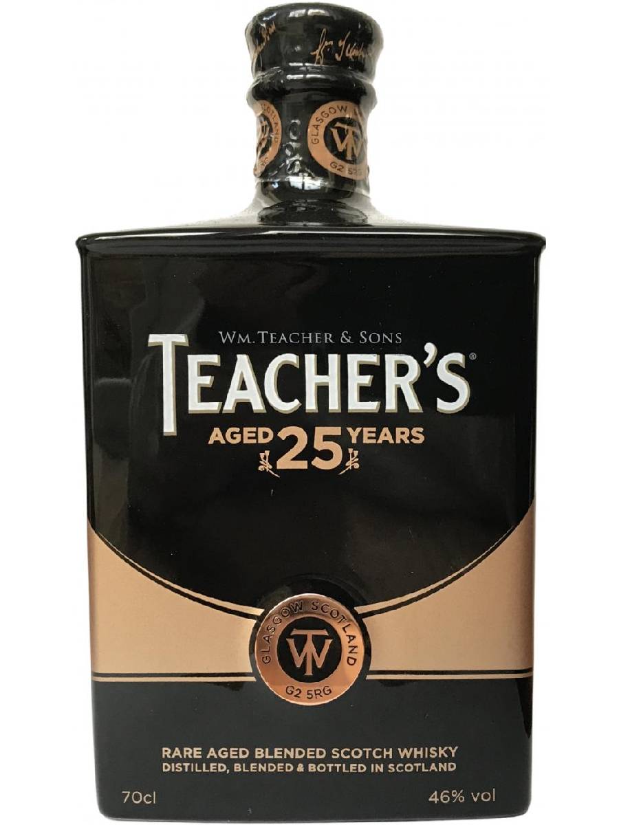 TEACHER'S 25 YEARS OLD SINGLEMALT