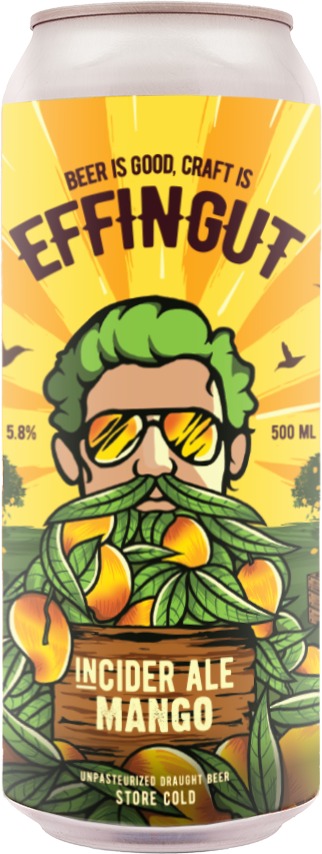 EFFINGUT INCIDER ALE MANGO EFFINGUT INCIDER ALE MANGO