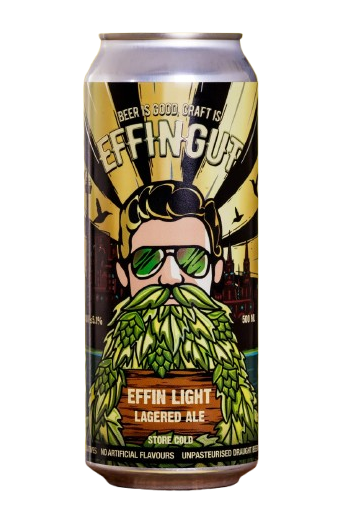 EFFINGUT EFFIN LIGHT LAGERED ALE EFFINGUT EFFIN LIGHT LAGERED ALE
