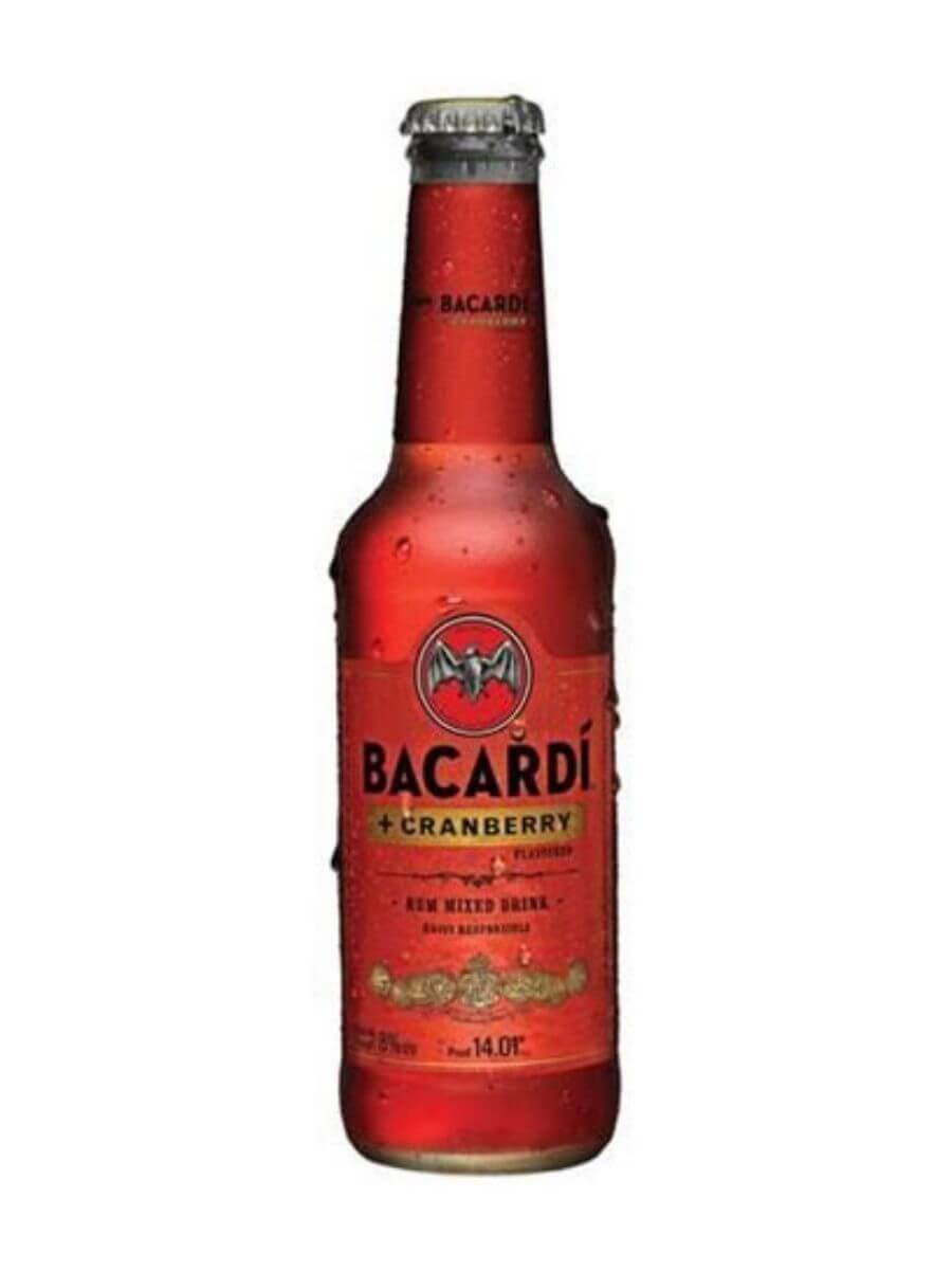 dragon berry bacardi cranberry juice