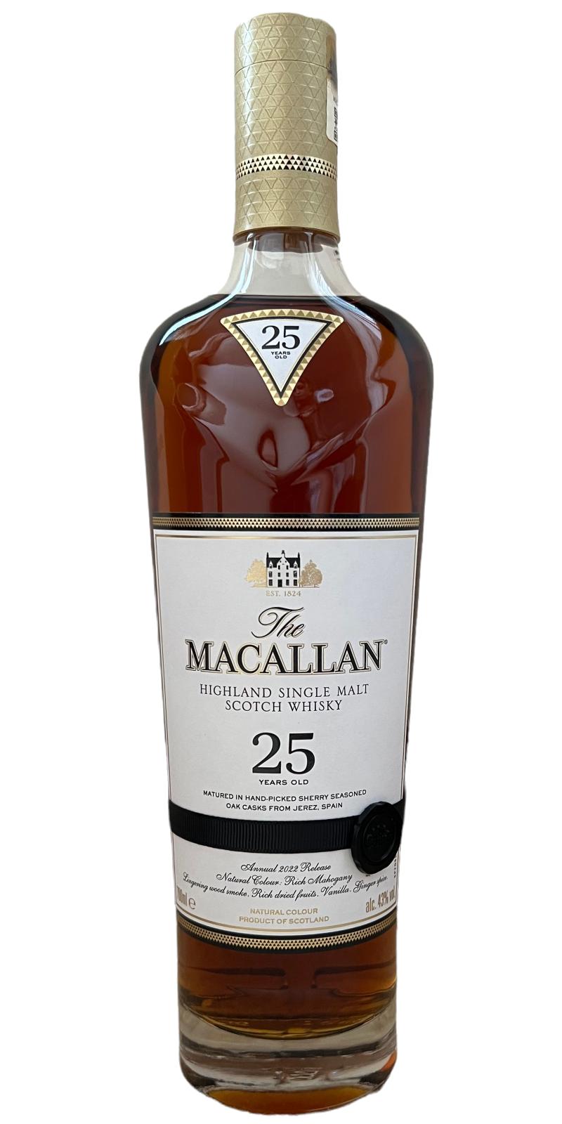 THE MACALLAN 25YRS SHERRY OAK THE MACALLAN 25YRS SHERRY OAK