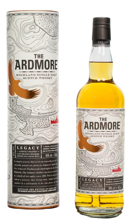 THE ARDMORE HIGHLAND SINGLE MALT SCOTCH  WHISKY AGED 12 YRS THE ARDMORE HIGHLAND SINGLE MALT SCOTCH  WHISKY AGED 12 YRS