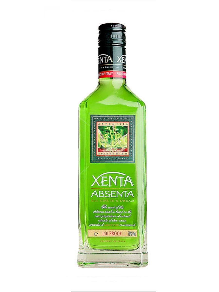 Абсент xenta. Абсент Италия Ксента. Абсент Xenta, 0.5 л. Absinthe "Xenta absenta" 70 % 1 l.