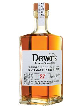 DEWARS DOUBLE AGED 27 YRS