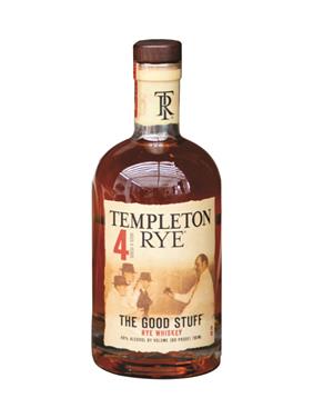 TEMPLETON RYE WHISKY 4 YRS WHISKEY